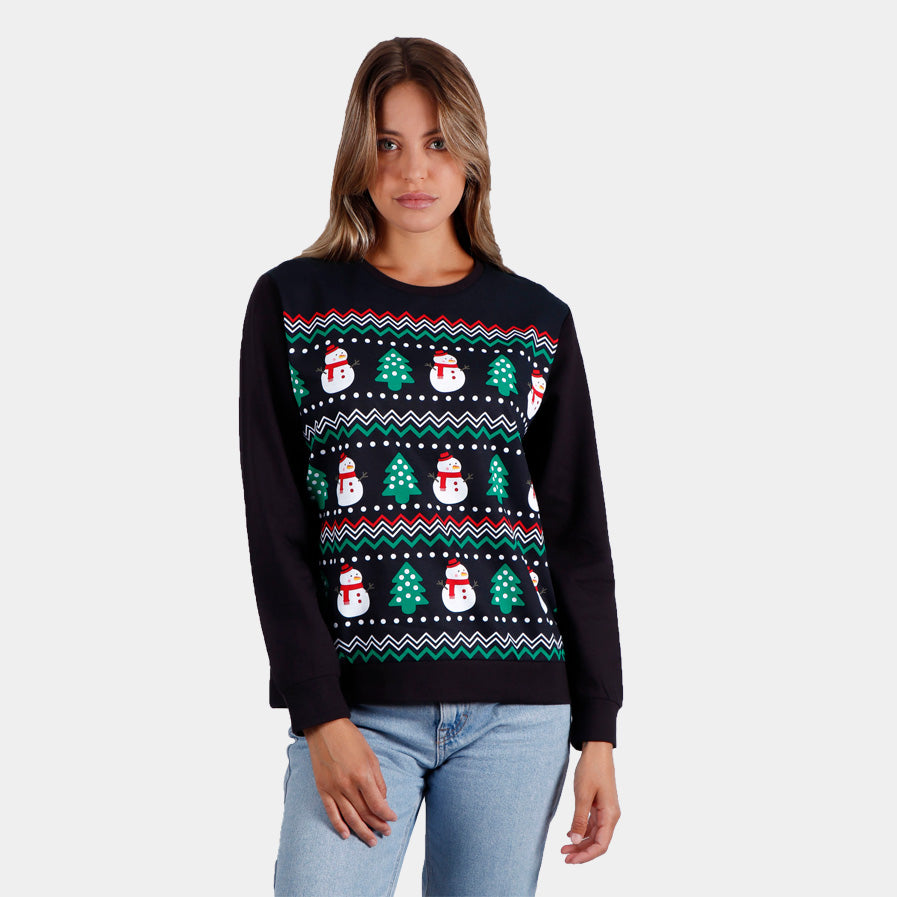 Sweatshirt de Natal para Mulher Snow Tree