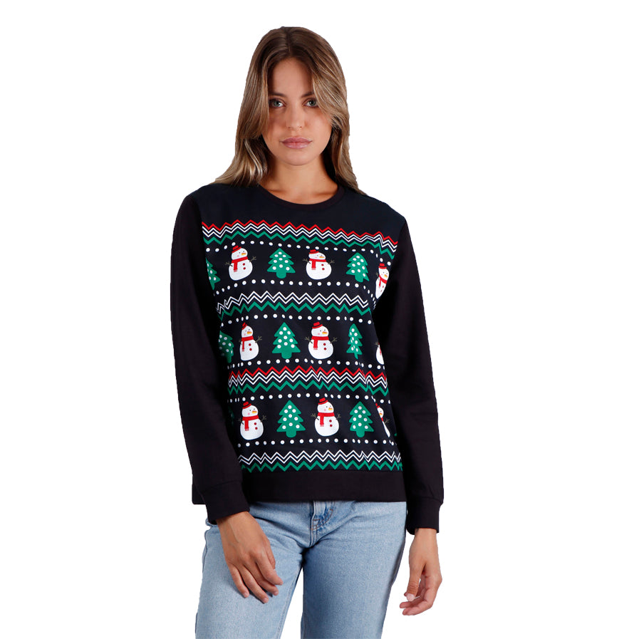Sweatshirt de Natal para Mulher Snow Tree