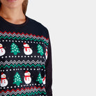 Sweatshirt de Natal Mulher Snow Tree