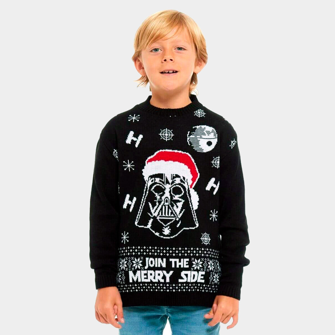 Camisola de Natal para Família Darth Vader Star Wars Menino