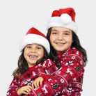 Gorro de Pai Natal para Crianças Meninas